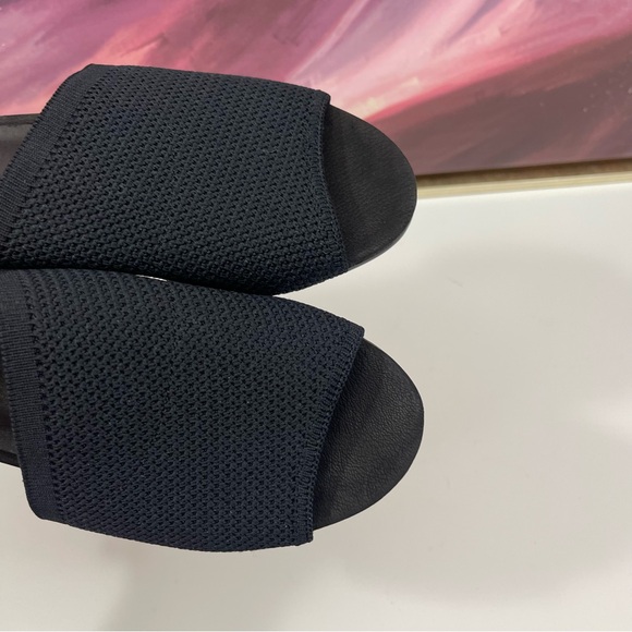 EILEEN FISHER Noko Slide Sandal in Black Size 7 - Picture 7 of 14